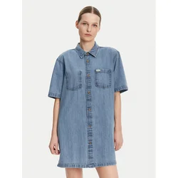 Guess  OVERSIZE SS DRESS  Modra