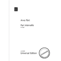 PART:PARI INTERVALLO FOR ORGAN
