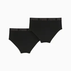 PUMA Mens Briefs 2 Pack, Black