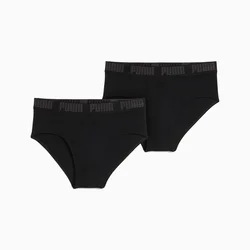 PUMA Mens Briefs 2 Pack, Black