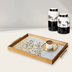 Aberto Design Poslužavnik TPEA9866 50 x 29 x 3.5 cm, Šareni