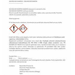 Max Biocide šampon za repelente 200 ml !CZ!