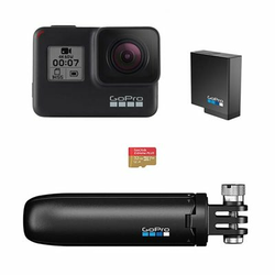 GOPRO športna kamera Hero 7 Black + SD kartica + baterija + Shorty držalo