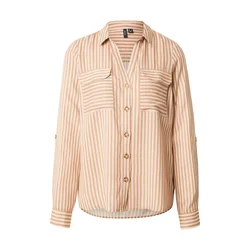 VERO MODA Bluza VMBUMPY temno bež/bela
