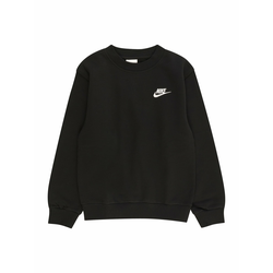 Nike K NSW CLUB FLC CREW LS LBR, dječi pulover, crna FD3006