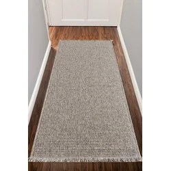 Conceptum Hypnose Tepih Vlora 4766, 100x400 cm, Sivi