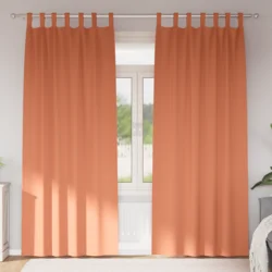 Zavjese za blackout s prstenovima 2 kom. Terakota 225 x 140 cm
