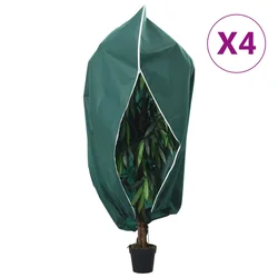 Navlake za biljke od flisa s patentom 4 kom 70 g/m2 3,14x2,5 m