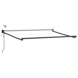 Električni sklopivi okvir tende Antracit 2,5 x 2 m Aluminij