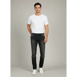 Elit Muške farmerke Slim fit, Crne