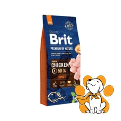 Brit Premium by Nature Sport 15kg, Optimalna Ishrana za Visoko Aktivne Pse