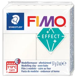 MASA ZA MODELIRANJE   57G FIMO EFFECT METALLIC STAEDTLER 8010-08 METALIK BISERNO BIJELA
