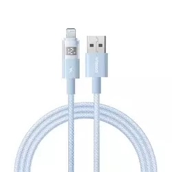 Polnilni in podatkovni USB-A v Lightning kabel Baseus Data Cable Display 2 - 2.4A - 1m - galaxy blue
