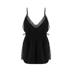Trendyol Curve Ženska spavaćica TBBSS26DH00003, Crna