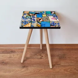 Hanah Home Klub sto Shp25, 35x42x35 cm, Šareni