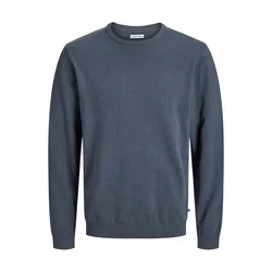 JACK & JONES Pulover bazaltno siva