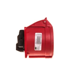 PCE Vtičnica 32A 5P 400V /70x70/ rdeča IP44 325-6