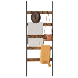 Songmics Lestev za odeje, 60x176 cm, rjava