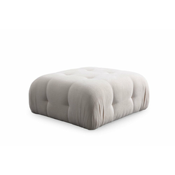 ATELIER DEL SOFA Tabure Amaris Pouffe White