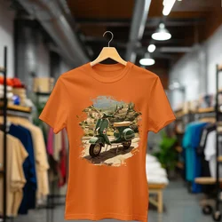 Camiseta Majica sa štampanim printom Cam 358, Ženska, Narandžasta