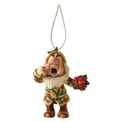 JIM SHORE Sneezy Hanging Ornament Figure - A9045  Disney, 7 cm