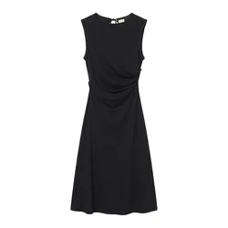 VERO MODA Obleka VMCLAIRE črna