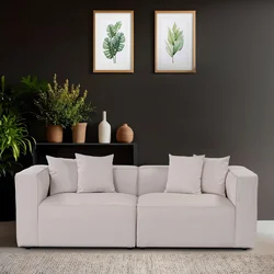 Atelier del Sofa Dvosed 220x69x90cm Bež