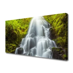 tulup.si Slika na platnu Slap narava 100x50 cm