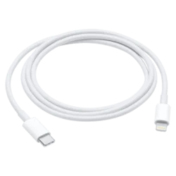 Apple USB-C Lightning Kabl, 1m, Beli