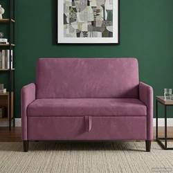 Sofa s pohranom Ljubičasta 122 x 78 x 87 cm Poliester