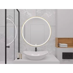 LED Ogledalo Gerbinie L - 80x80cm