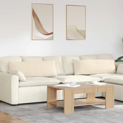 Jastučići za sofu 2 pcs Bež 120 x 40 cm tkanina