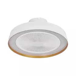 Osram - LED prigušiva plafonsko svetlo sa ventilatorom (CEILING FAN) LED/49W/230V bela/zlatna + daljinski upravljač