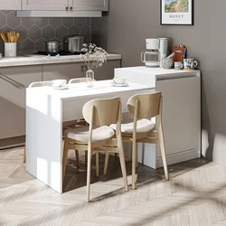Hanah Home 2784 kuhinjski sto s policama 160 × 85 × 60 cm, bela