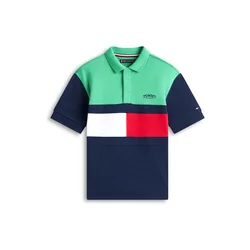 TOMMY HILFIGER Majica mornarska/zelena/rdeča/bela