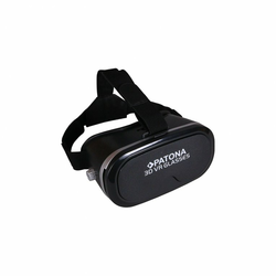 Patona VR 3D Virtual Reality Glasses for Smartphones from 3,5 to 5,5 160x82mm Black