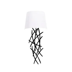 Opviq Asaf 6988 Zidna lampa, Crno-Bela