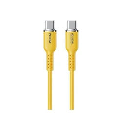 Kabl 3.1 USB tip C M/M 1.2m, za Superbrzo punjenje 100W/480Mbps, Silicon Soft, žuti WDC-11