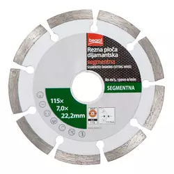 Rezna ploča dijamantska segmentna o115mm