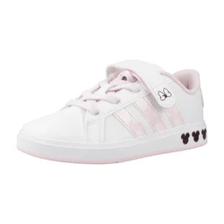 Adidas Patike za devojčice Grand Court Minnie EL K, JR8134, Belo-roze