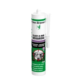shumee Den Braven silikon za strehe črne barve 280 ml Elast-o-Rub