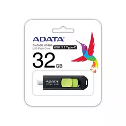 ADATA USB 3.2 Tip-C, 32GB, crno-zeleni (ACHO-UC300-32G-RBK/GN)