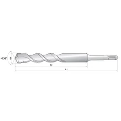 Raider Burgija za čekić SDS plus, o14?210mm, 153635