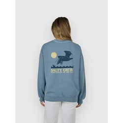 Salty Crew Lunch Time Crew Sweater dusty blue