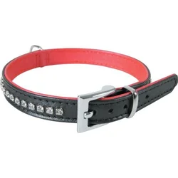435053NOI Zolux Victoria Kožna Ogrlica Sa Štrasom 40cm Crna
