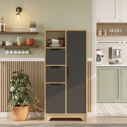 Hanah Home Multifunkcionalna komoda, Antracit