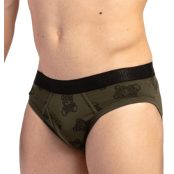 Moschino Muške Slip gaće Underbear, Maslinaste