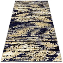 Decormat Zunanja preproga Rumeni retro pasovi 60x90 cm