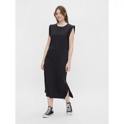 Black Womens Basic Maxi Dress Pieces Chilli