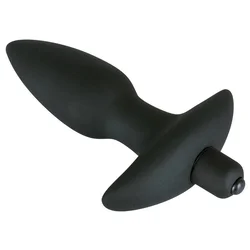Black Velvets Silicone Vibrating Plug Medium